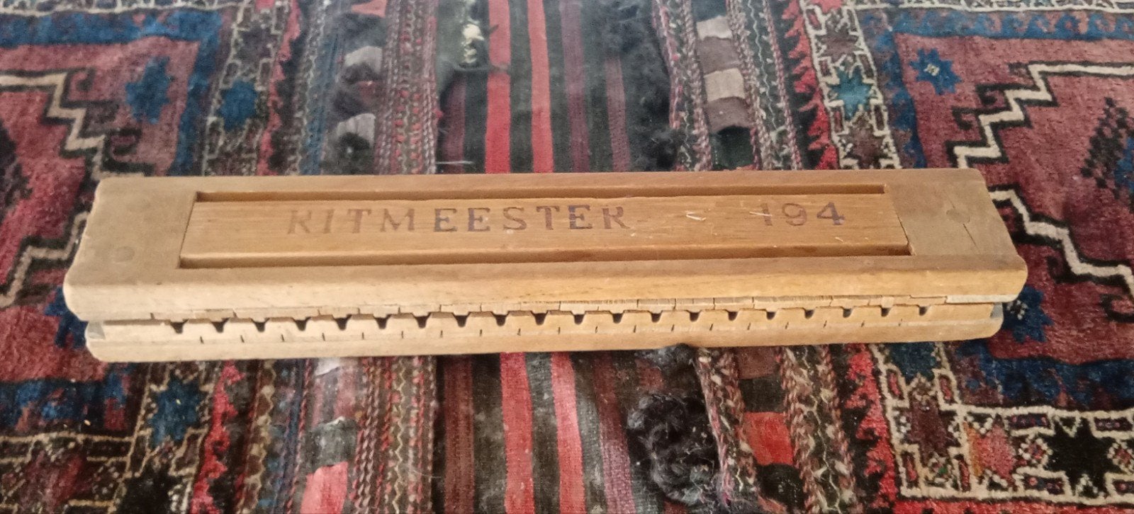 Vintage Ritmeester sigarenmal - Houten sigarenmaker, Ophalen of Verzenden