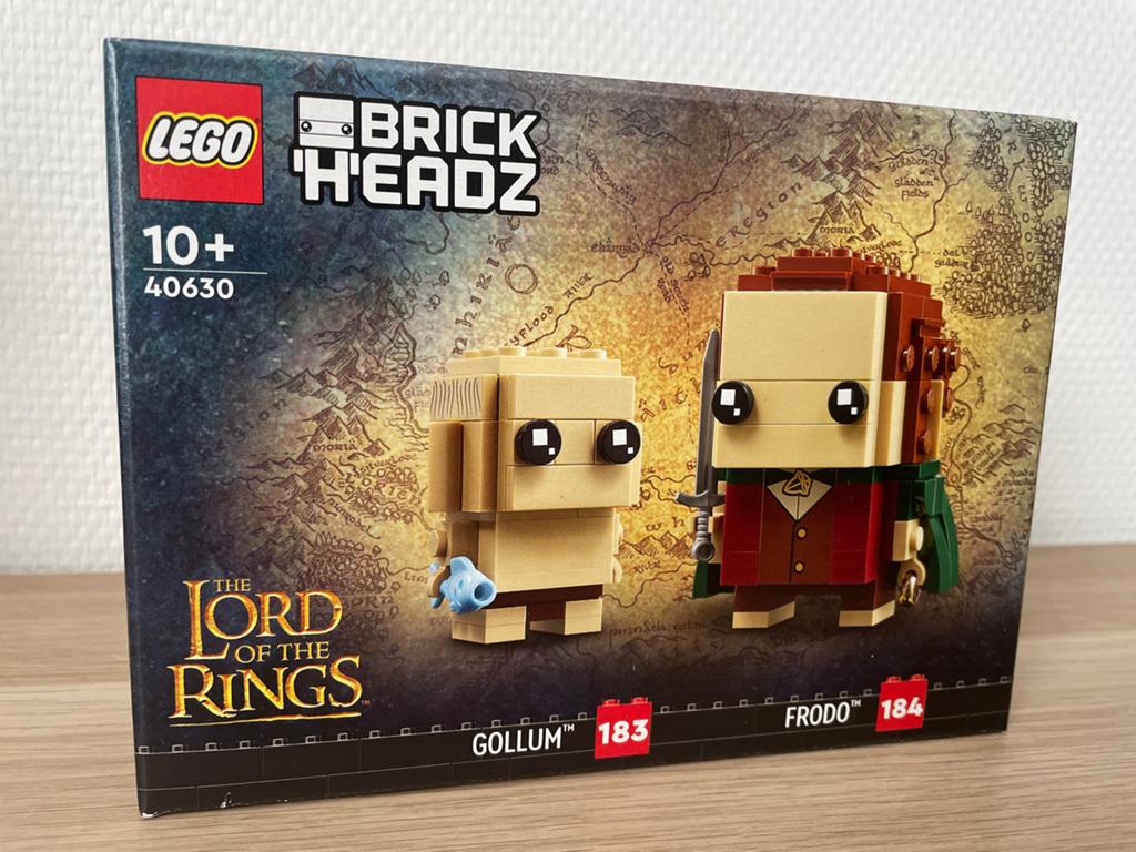 LEGO BrickHeadz Gollum & Frodo 40630 - nieuw en sealed, BrickHeadz, Lego, Ophalen of Verzenden, Zo goed als nieuw