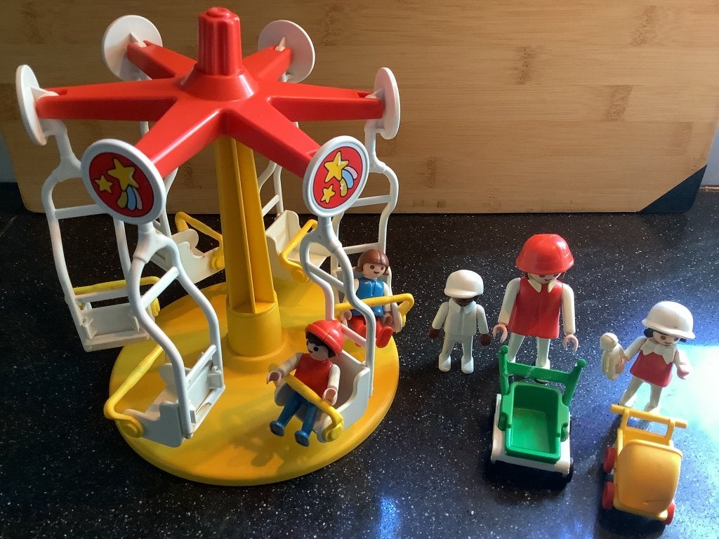 Playmobil 3195 Carrousel met figuren - helemaal compleet, Ophalen of Verzenden, Zo goed als nieuw