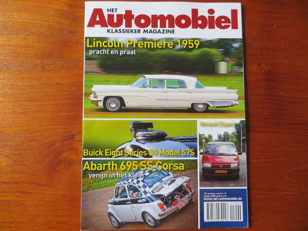 Het Automobiel 10 2009 Abarth 695 SS, Buick Eight, Lincoln, Ophalen of Verzenden, Nieuw, Overige merken