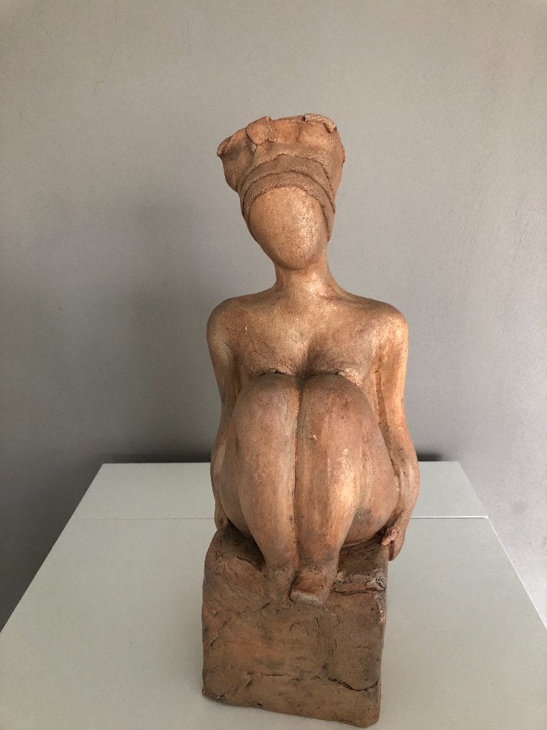 Beeld / sculptuur vruchtbaarheidsbeeld, Ophalen of Verzenden, Zo goed als nieuw, Mens