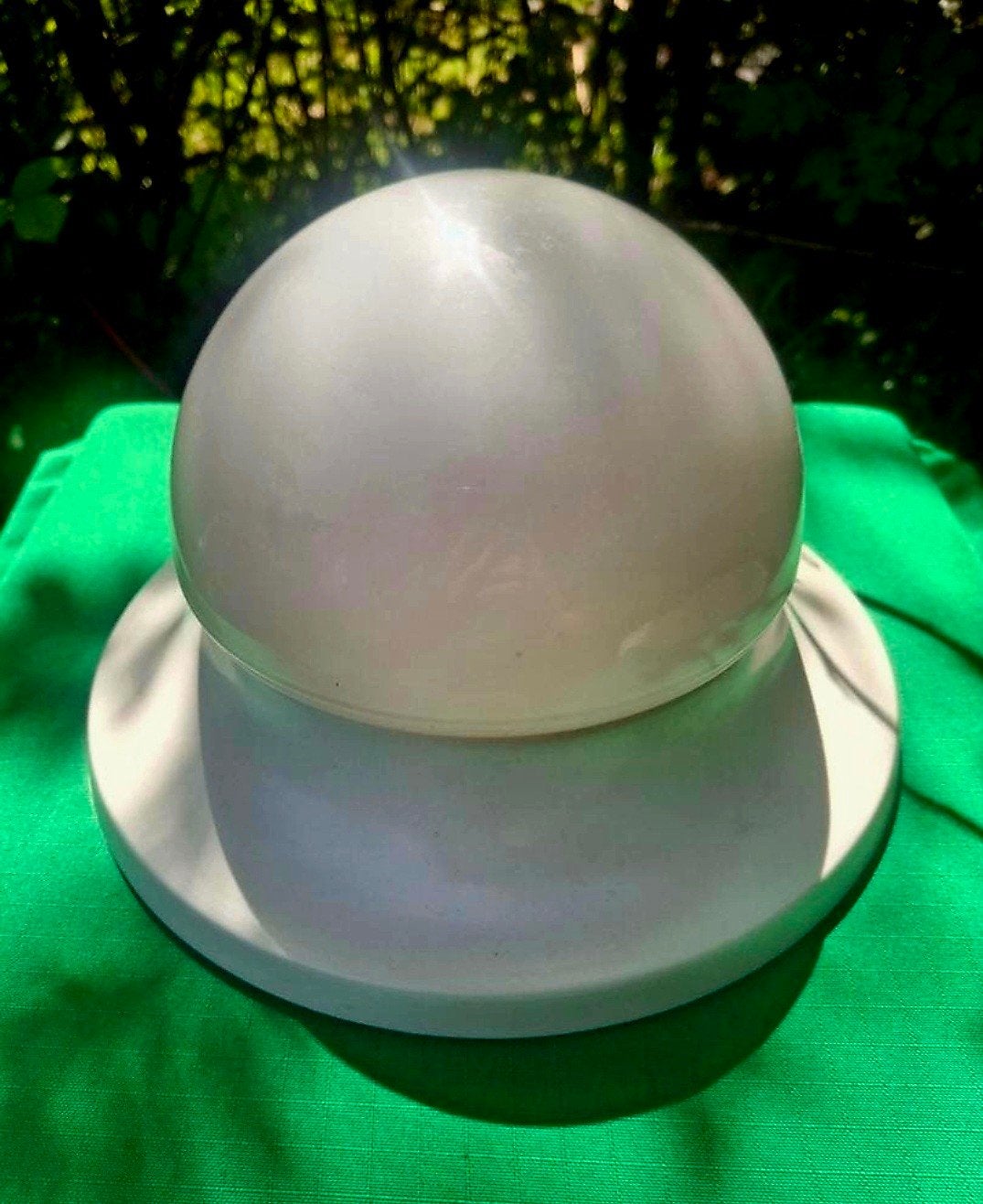 Witte Space age W.L.P. ronde plafondlamp., Ophalen of Verzenden, Zo goed als nieuw