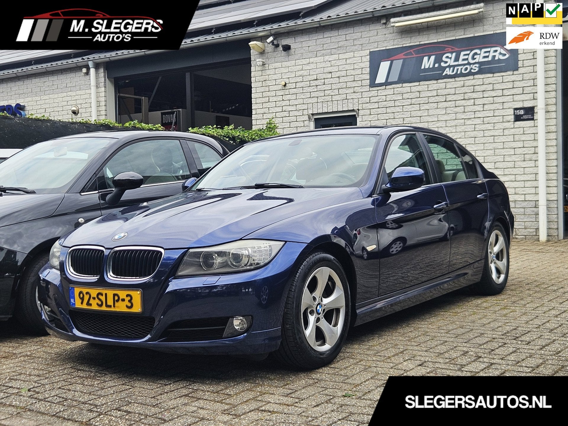 BMW 3-serie 320d Efficient Dynamics Edition Luxury Line, Auto's, Euro 5, Achterwielaandrijving, 4 cilinders, Blauw