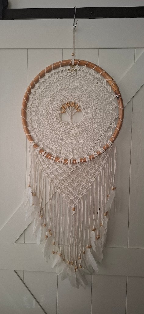 Grote Dromenvanger Tree of Life Nieuw! 110 cm, Huis en Inrichting, 110 cm, Hout, Onbekend, Nieuw