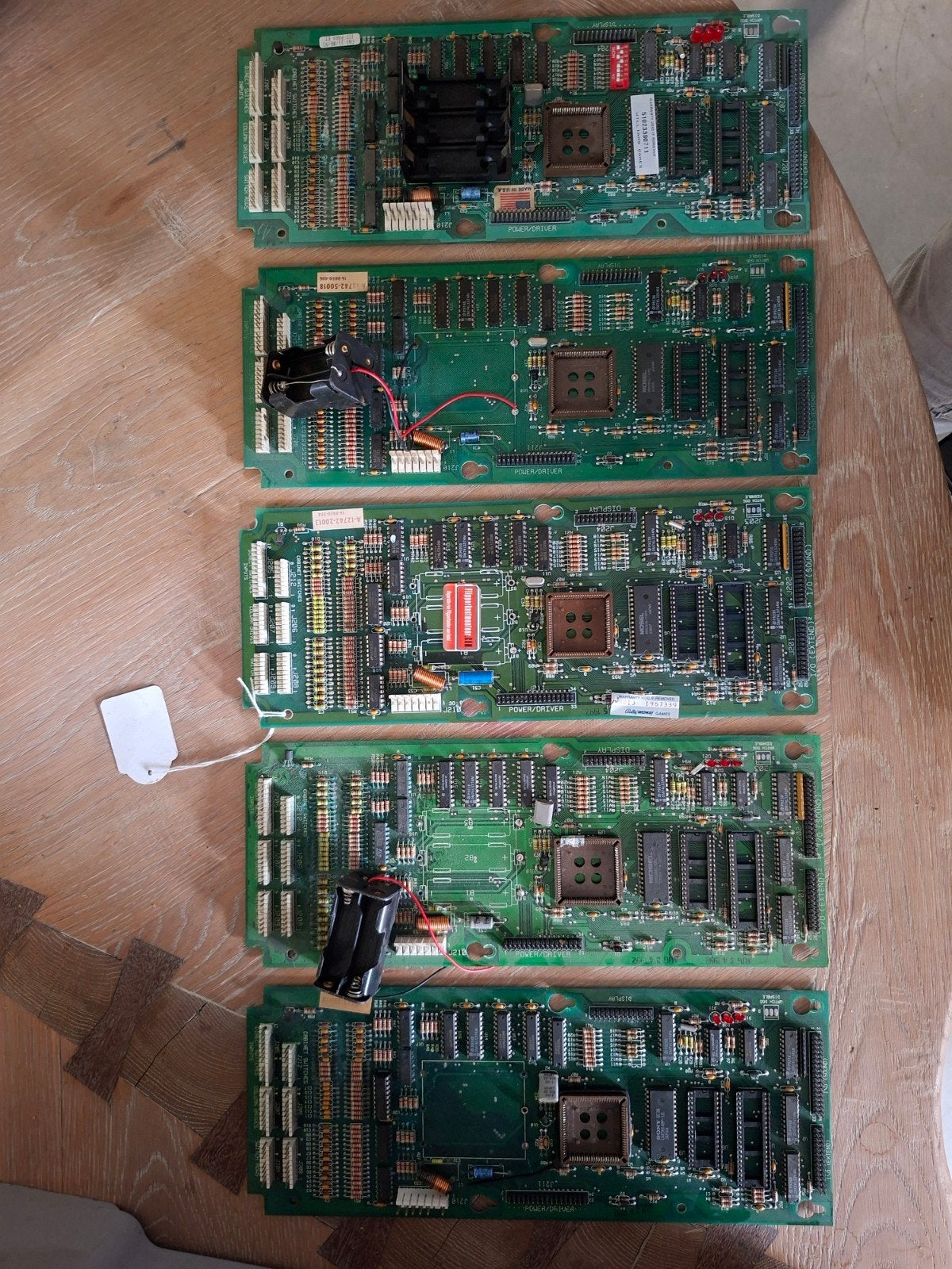5x Williams WPC-89 MPU printplaten, Verzamelen, Ophalen of Verzenden, Onderdeel of Defecte kast, Williams