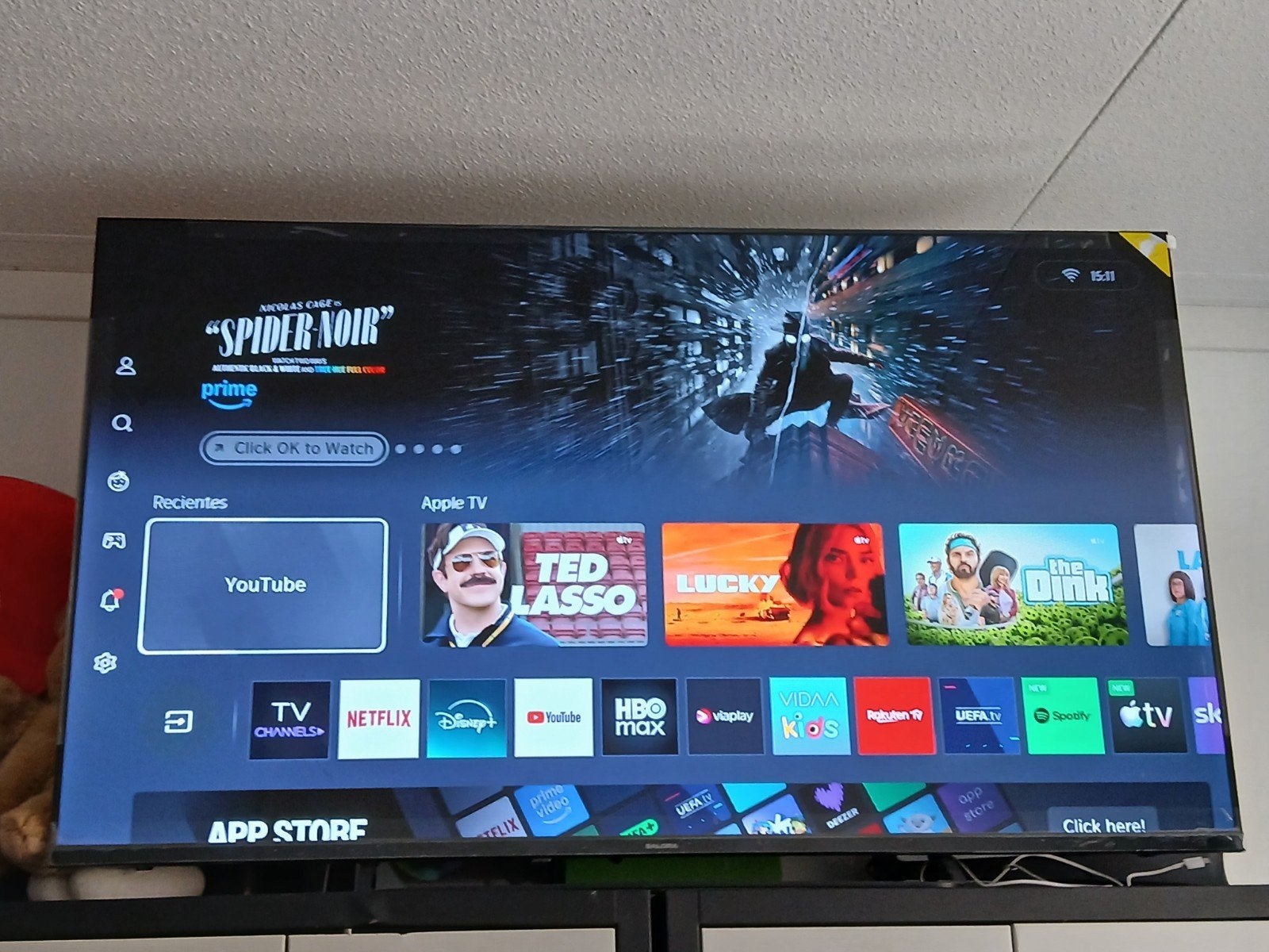 SALORA 50 inch Smart TV - Zo goed als nieuw, QLED, 50 Hz, Zo goed als nieuw, 100 cm of meer