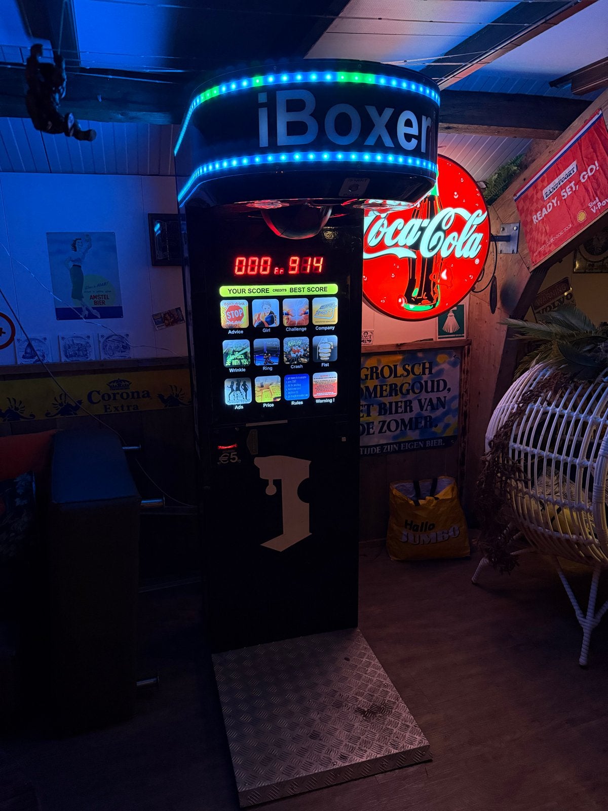 iBoxer boksbal machine * Boksbal automaat * in Goede staat, Ophalen of Verzenden, Gebruikt