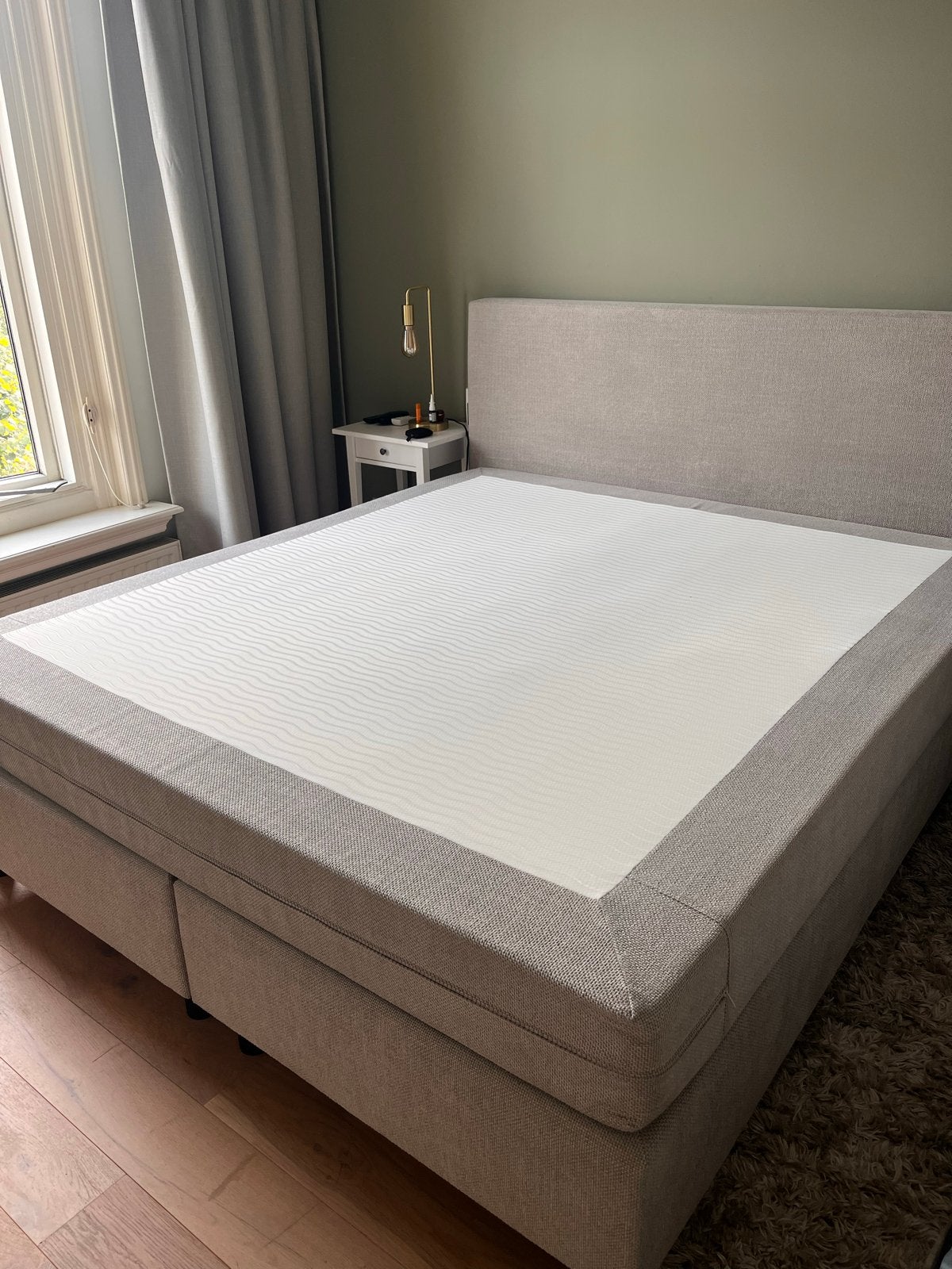 Zo goed als nieuw tweepersoons matras met pocketvering, Ophalen, Tweepersoons, Zo goed als nieuw, 180 cm