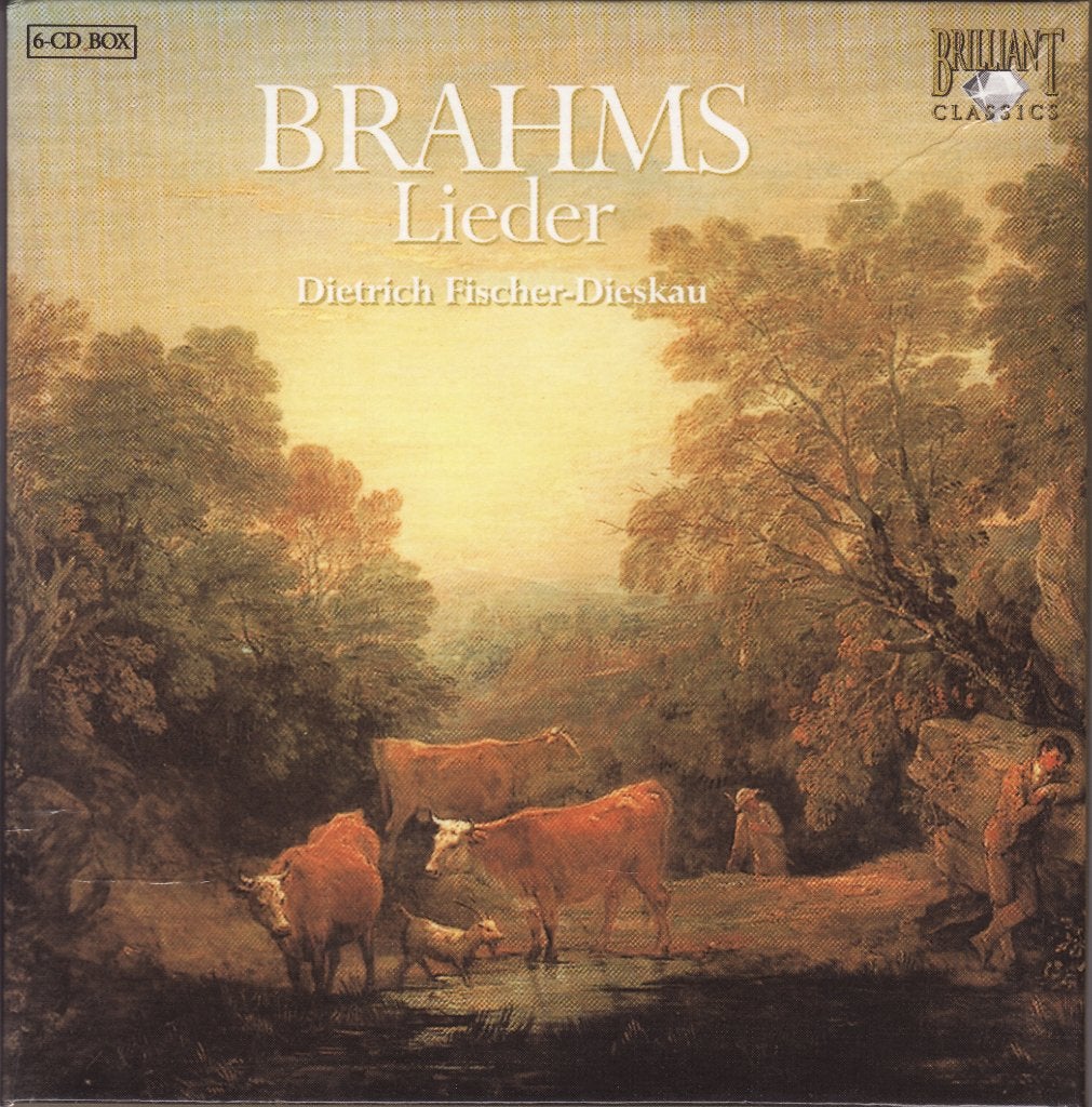 Brahms Liederen - Dietrich Fischer-Dieskau 6 CD’s, Ophalen of Verzenden, Romantiek, Zo goed als nieuw, Vocaal