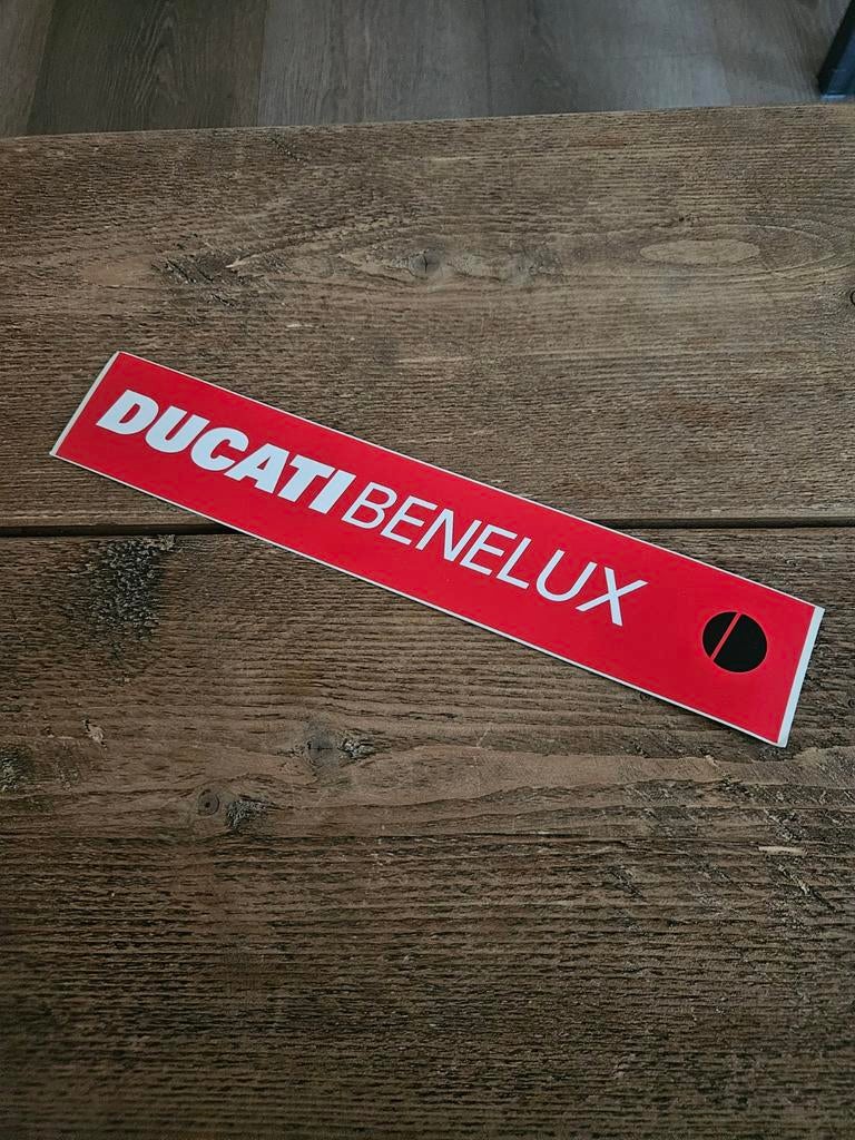 Ducati Benelux sticker, Ophalen of Verzenden, Zo goed als nieuw