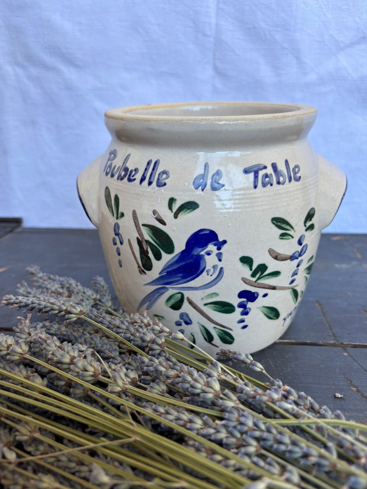 Tafel prullenbak uit Frankrijk, Ophalen of Verzenden