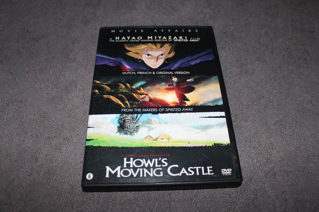DVD Howl's Moving Castle, Animatie, Anime (Japans), Nederlands, Ophalen of Verzenden