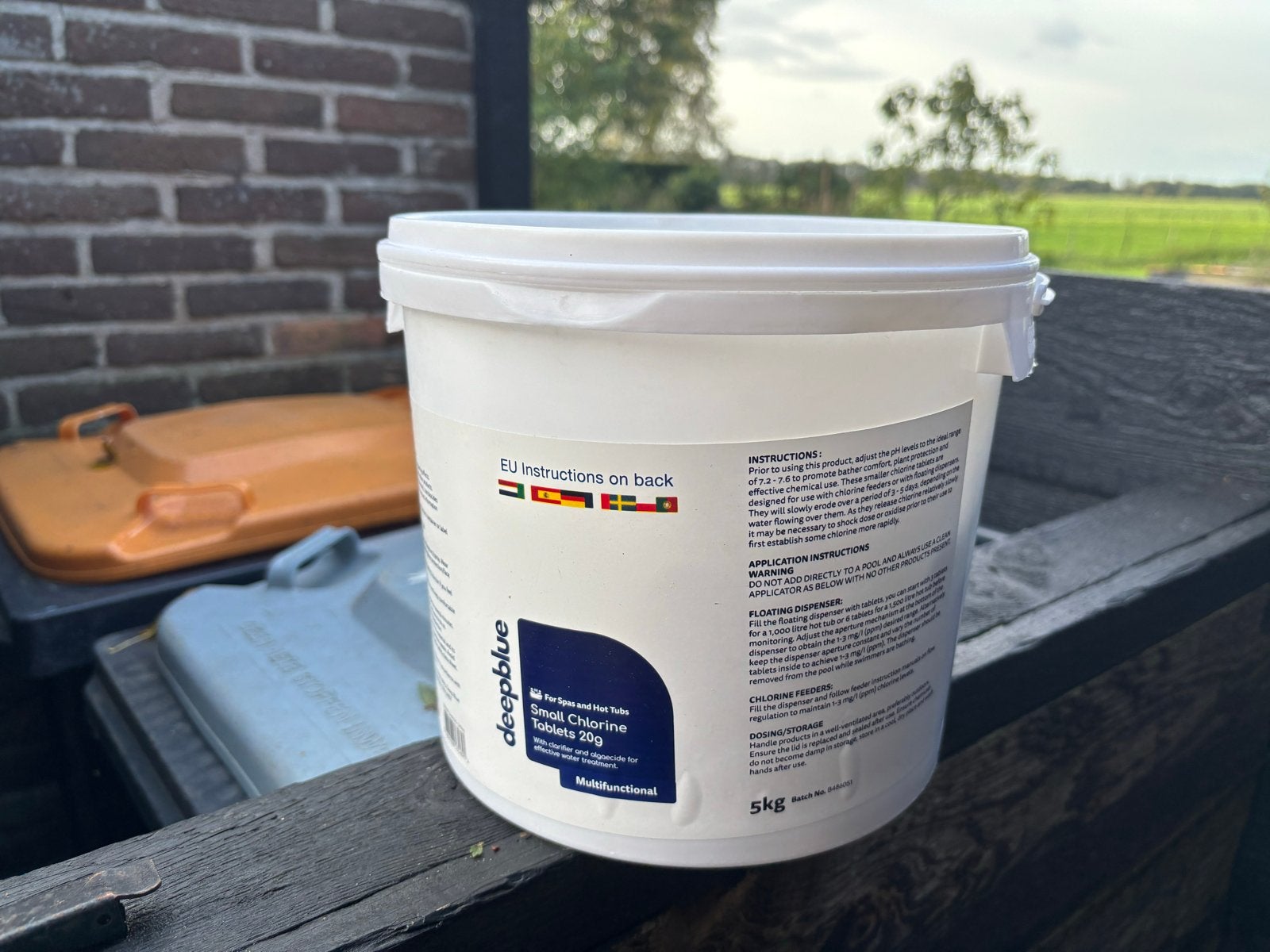 Deepblue Chloortabletten 20g - 5 kg voor zwembad/spa, Ophalen of Verzenden, Nieuw, Reinigingsmiddel