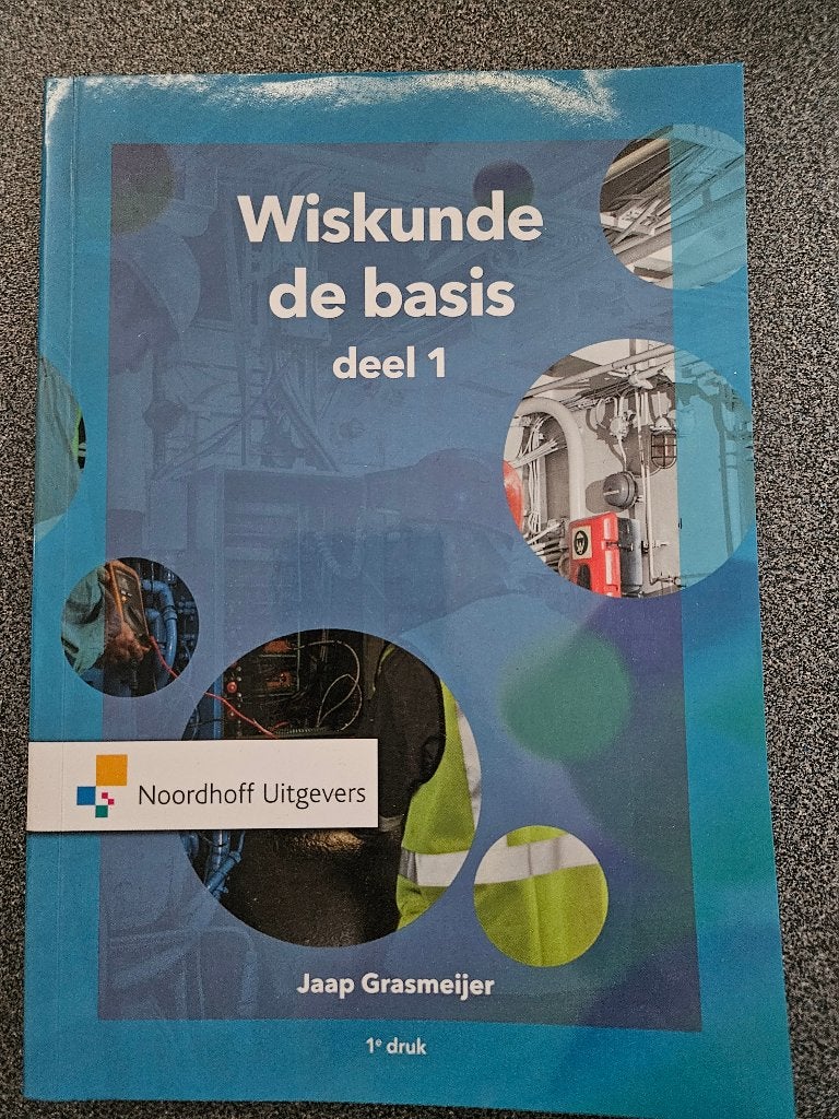 Wiskunde de basis deel 1, Ophalen of Verzenden, Zo goed als nieuw, Overige niveaus, Douwe Jan Douwes; Jaap Grasmeijer