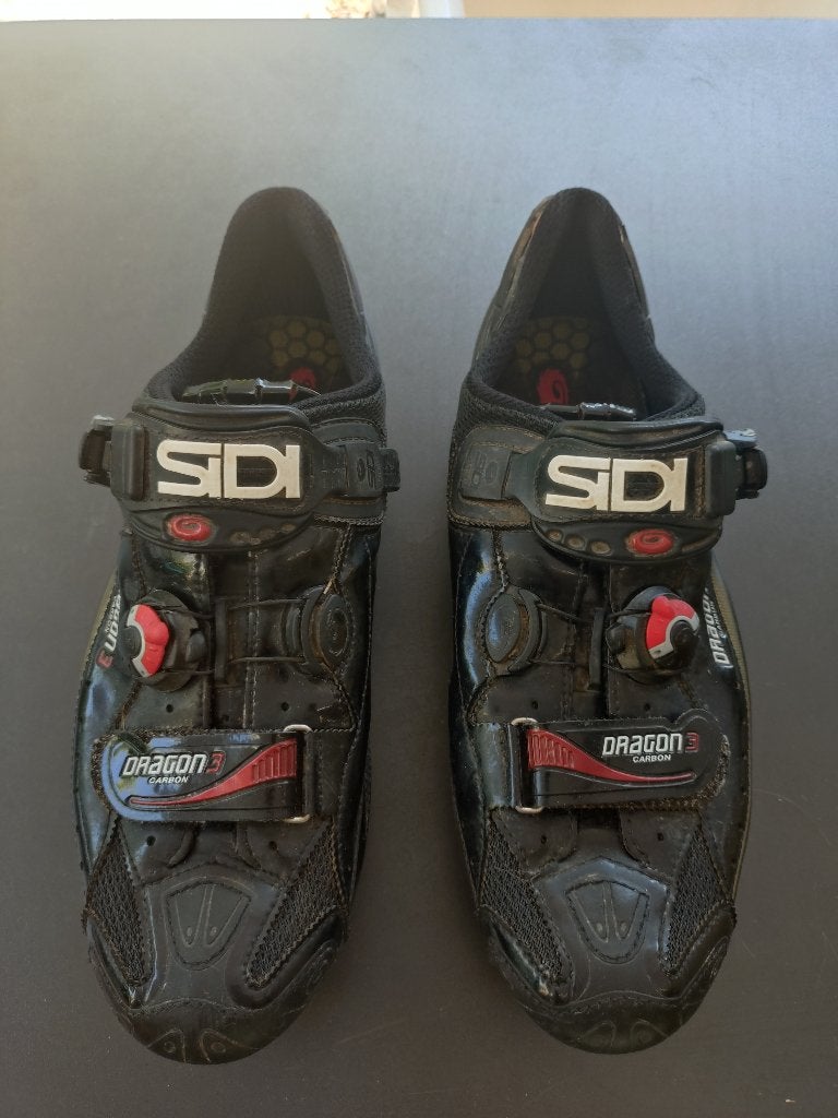 Sidi Dragon 3 carbon mountainbike schoenen maar 46, Ophalen of Verzenden, Gebruikt, Schoenen