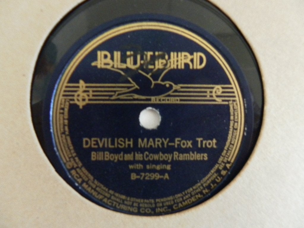 78 Toerenplaat Bill Boyd And His Cowboy Ramblers, Gebruikt, 10 inch, Ophalen of Verzenden, Americana
