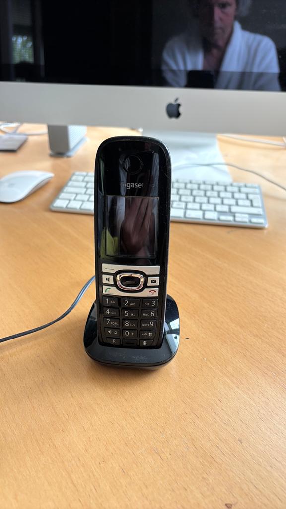 Gigaset C610 zwart draadloze telefoons met lader, Ophalen of Verzenden, Gebruikt, 2 handsets