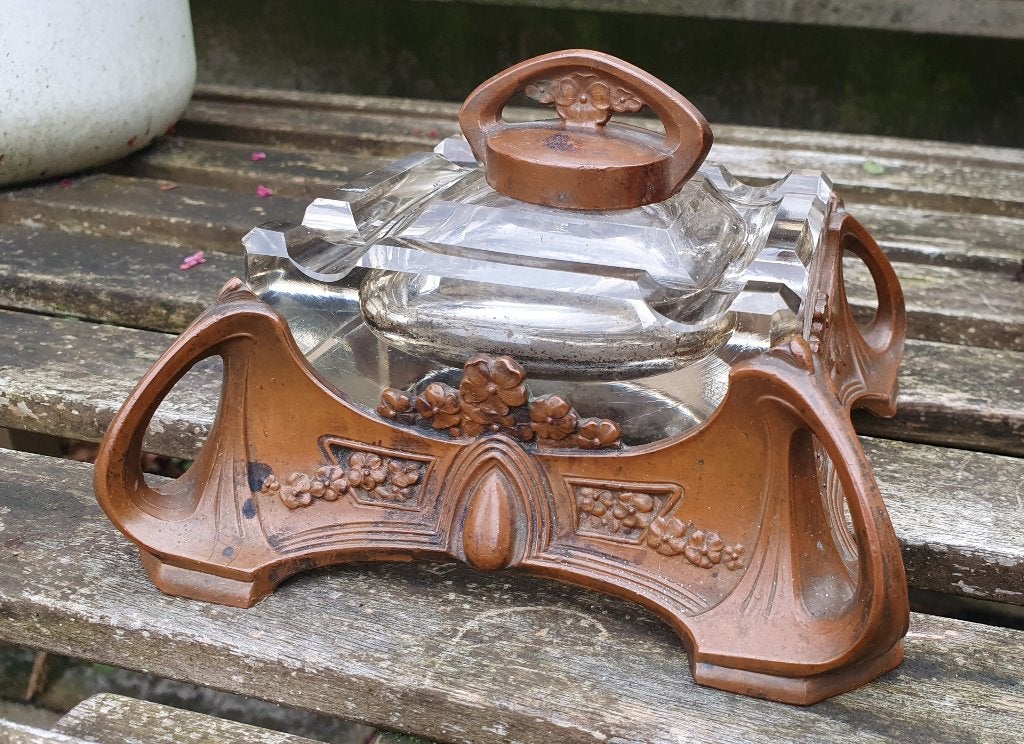 Art Nouveau Inktpot - Jugendstil Art Nouveau, Verzenden