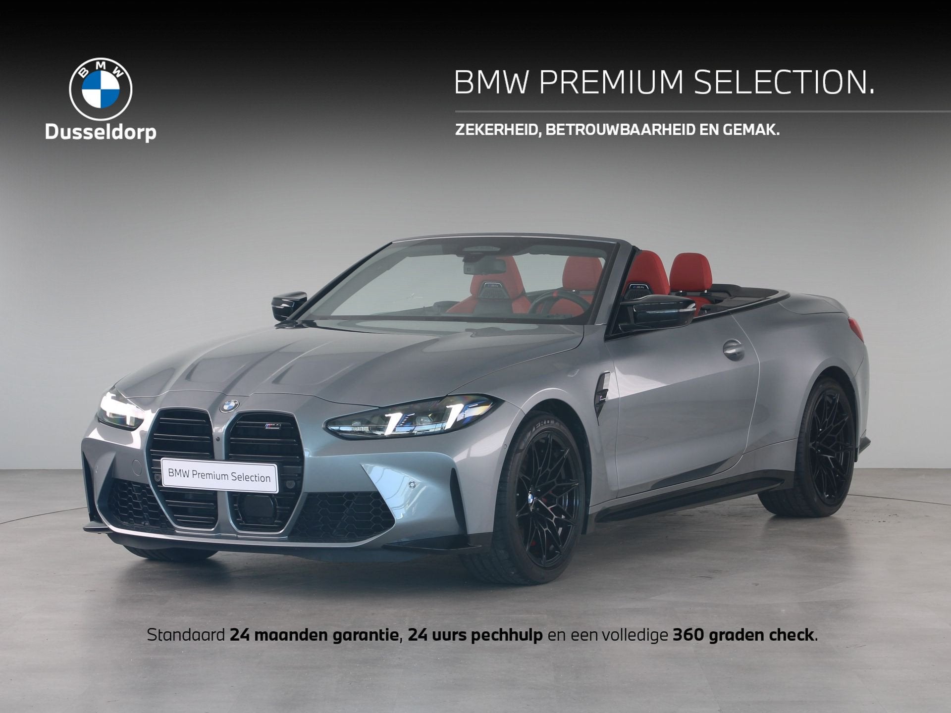 BMW M4 Cabrio xDrive Competition (bj 2025, automaat), Auto's, BMW, Gebruikt, Euro 6, 4 stoelen, Vierwielaandrijving