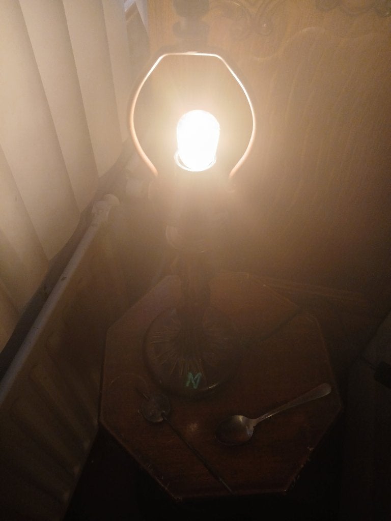 Tyffany glas in lood lamp, Ophalen of Verzenden