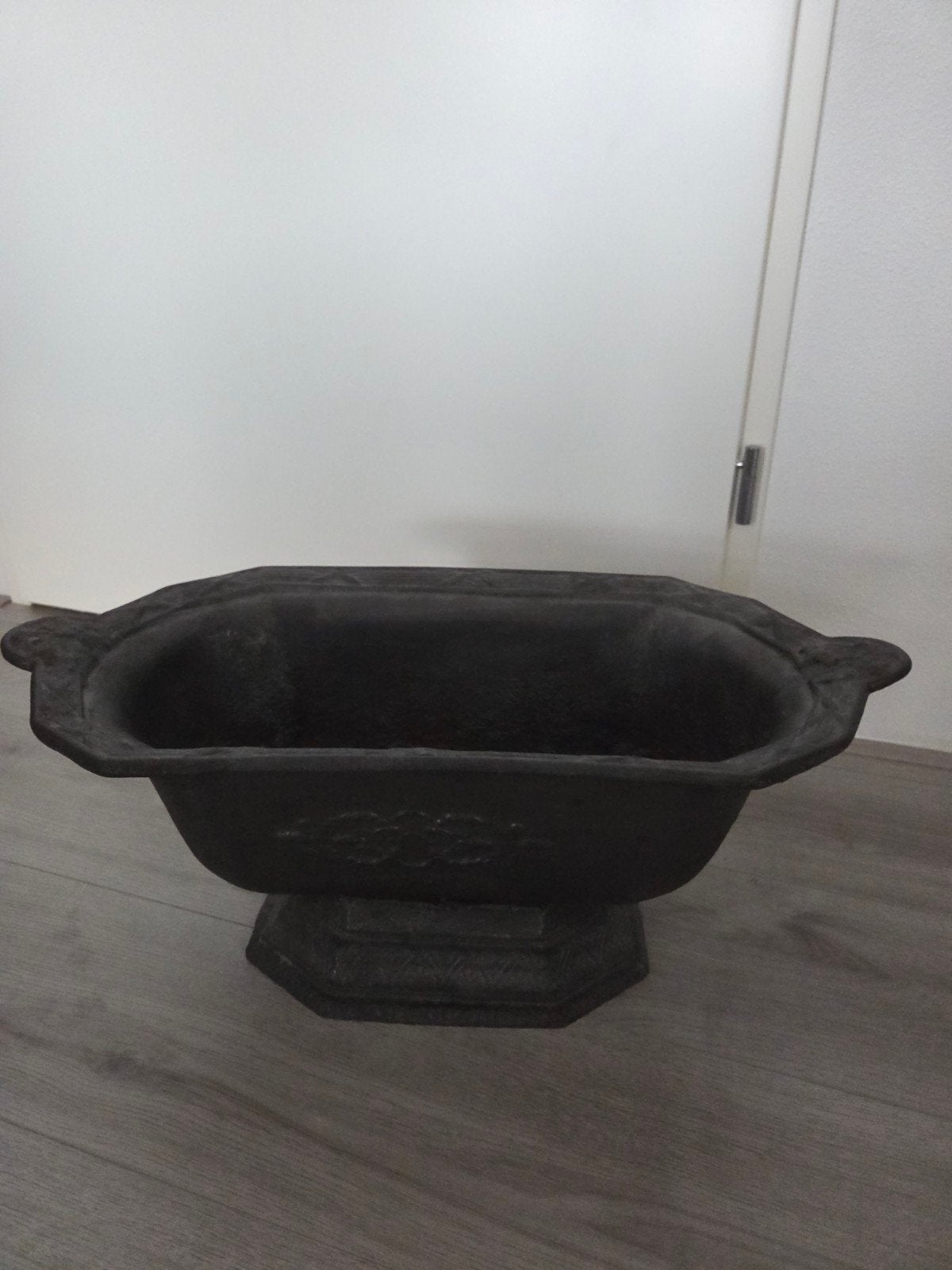 Antieke gietijzeren hout/ kolenbak, Ophalen of Verzenden