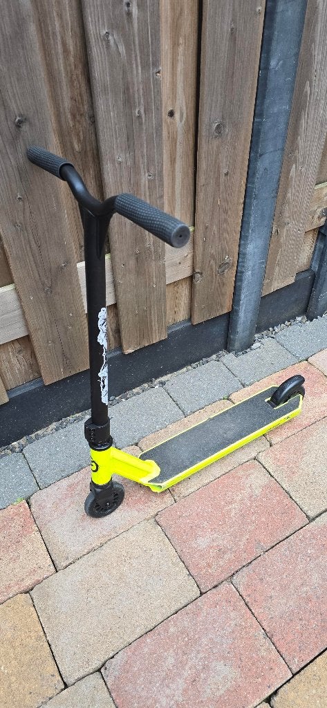 stuntstep Oxelo geel, Fietsen en Brommers, Steps, Ophalen, Gebruikt, Gewone step, Oxelo