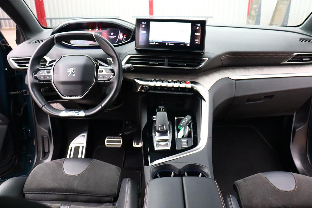 Peugeot 3008 1.2 PureTech GT O.a: Afn. trekhaak, Alcantara,, Gebruikt, 1199 cc, Met garantie (alle), Blauw