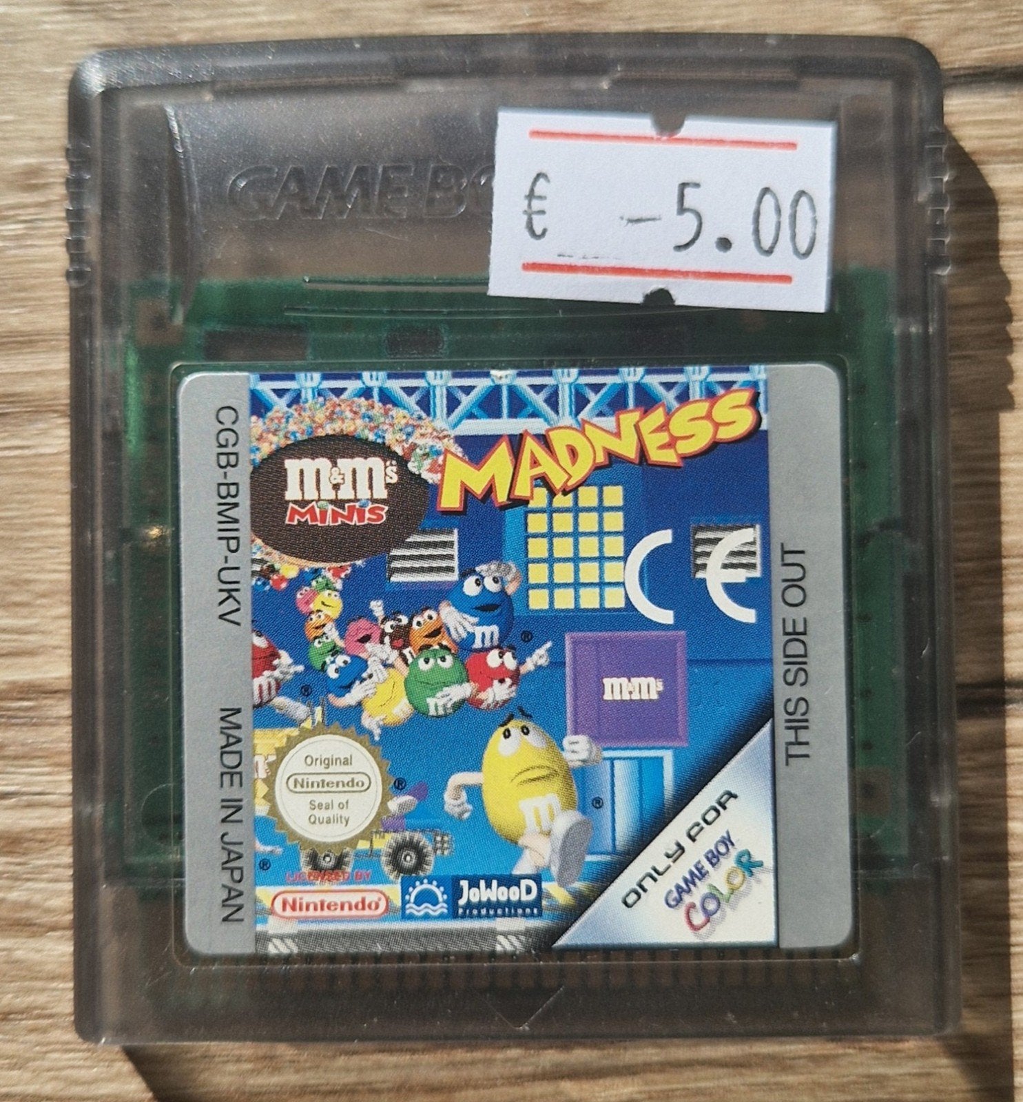 M & M's mini Madness Gameboy color PAL, Avontuur en Actie, 1 speler, Ophalen of Verzenden, Zo goed als nieuw