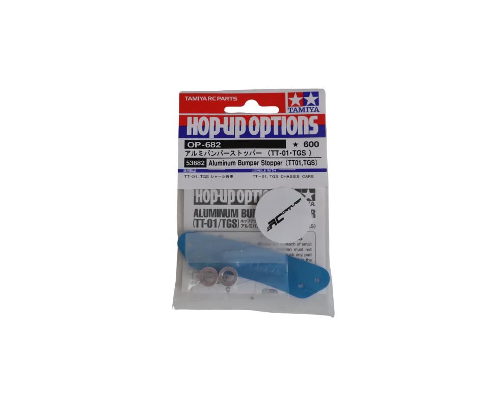 Tamiya 53682 TT-01 Alu Bumper Stopper blue, Hobby en Vrije tijd, Modelbouw | Radiografisch | Auto's, Ophalen of Verzenden, Nieuw