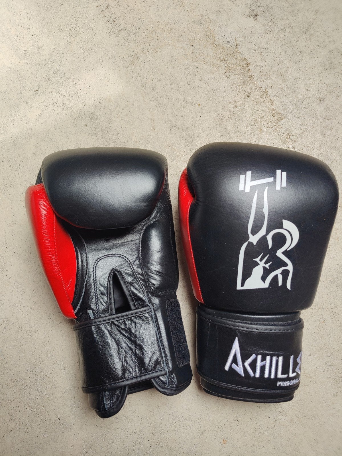 Achilles Professional Bokshandschoenen - 16 OZ, Sport en Fitness, Ophalen, Zo goed als nieuw, Bokshandschoenen