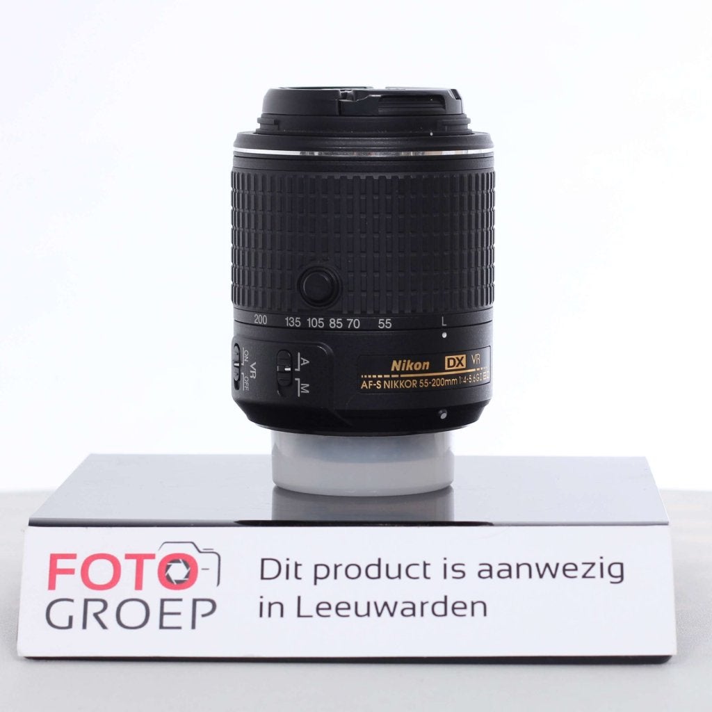 Nikon AF-S DX 55-200mm f/4-5.6G ED VR (Occasion Leeuwarden), Audio, Tv en Foto, Foto-Groep, Gebruikt, Luttekepoortstraat 26 3841 AX Harderwijk