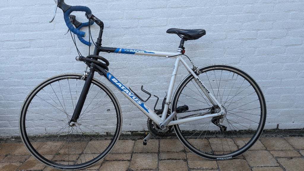 racefiets, Fietsen en Brommers, Ophalen, 28 inch, Gebruikt, Velgrem
