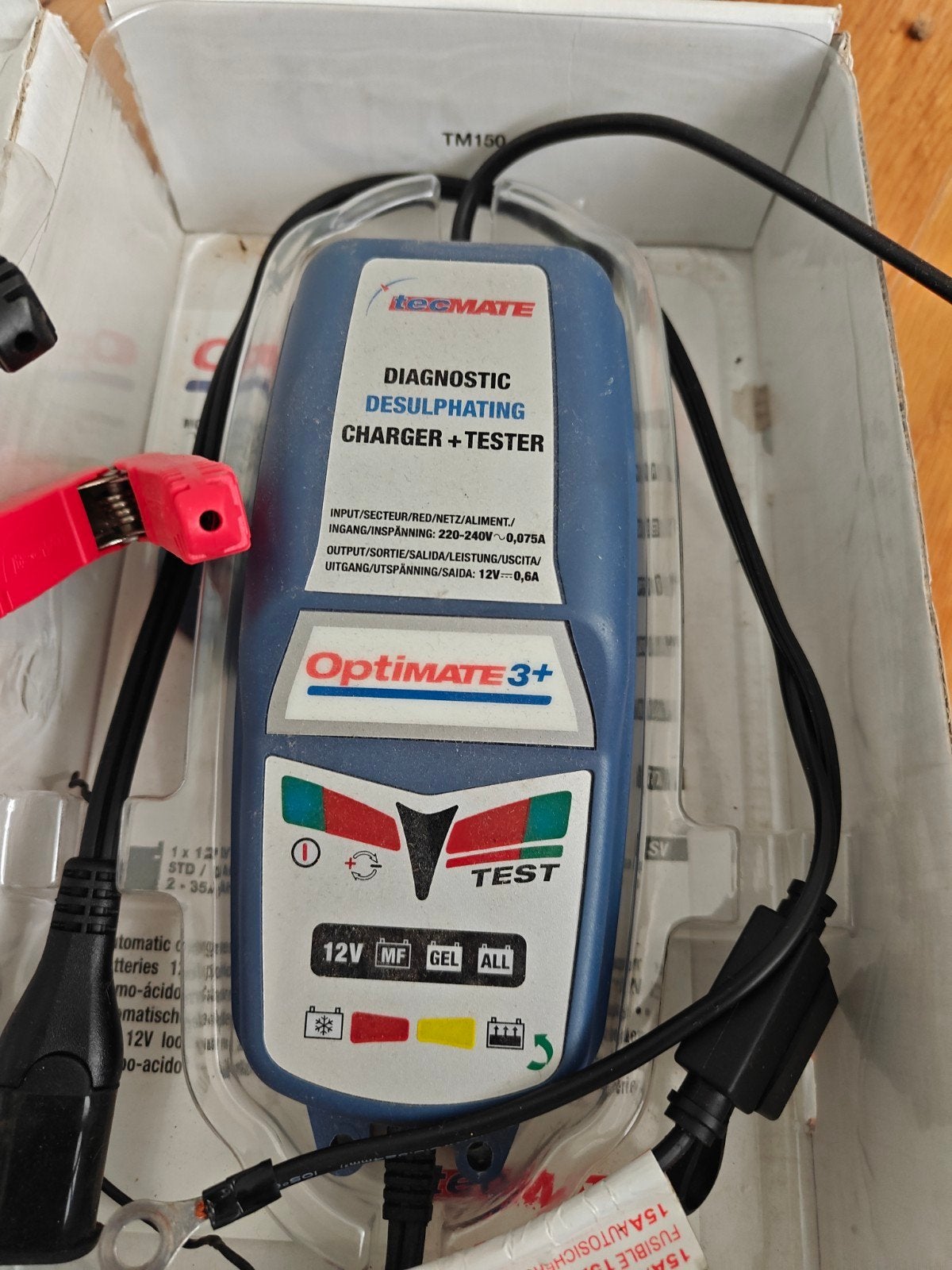 Optimate 3+ Acculader en Tester, Ophalen of Verzenden, Gebruikt, Universele onderdelen