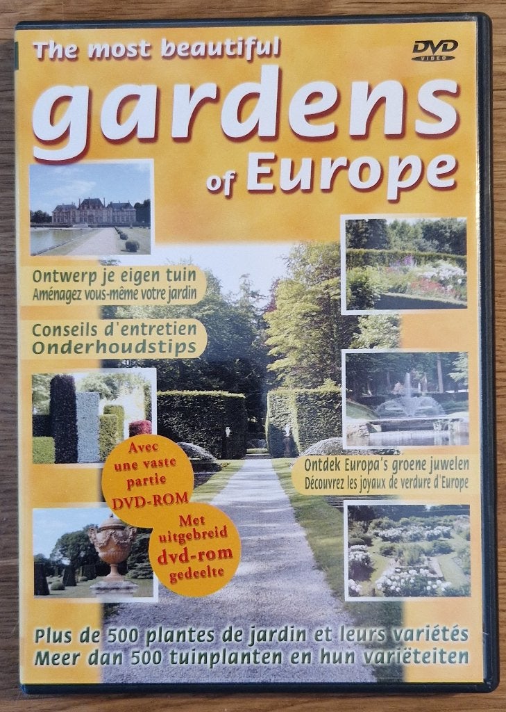 The most beautiful gardens of Europe (2002) - DVD, Alle leeftijden, Ophalen of Verzenden, Zo goed als nieuw