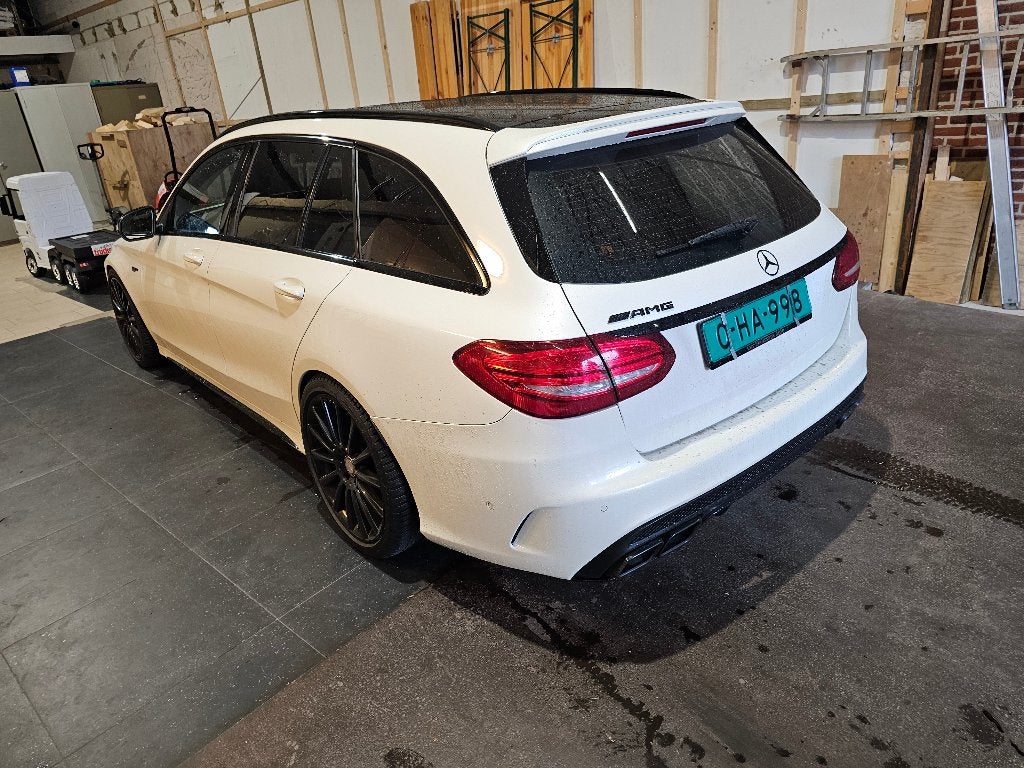 Mercedes-Benz C-Klasse C450 3.0 550PK 4M Estate AT7 2016 Wit, 1800 kg, Zwart, 367 pk, Stationwagon