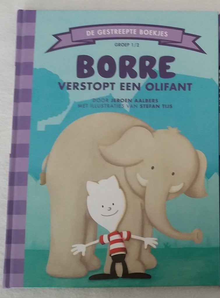 Borre verstopt een olifant, Boeken, Kinderboeken | Kleuters, Ophalen of Verzenden, Gelezen, Fictie algemeen