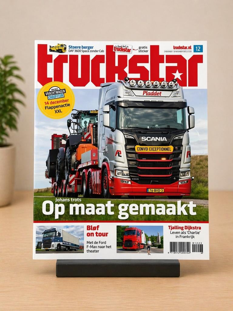 Truckstar Magazine nr. 12 (2023) - Scania & Bløf on tour, Boeken, Tijdschriften en Kranten, Gelezen, Overige typen, Ophalen of Verzenden