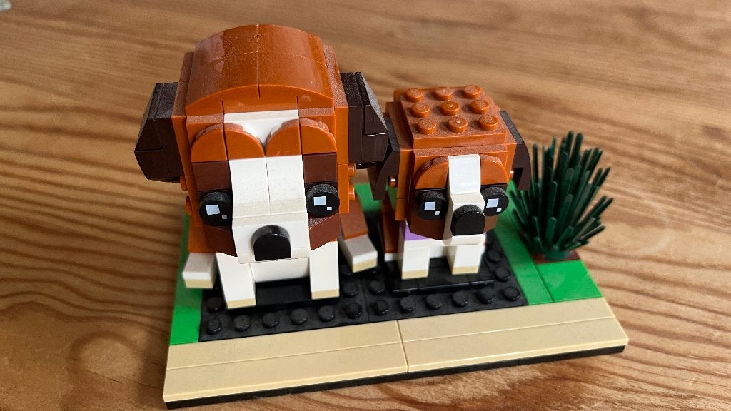 Lego Brickheadz St.-Bernard honden 40543, BrickHeadz, Lego, Nieuw, Ophalen of Verzenden