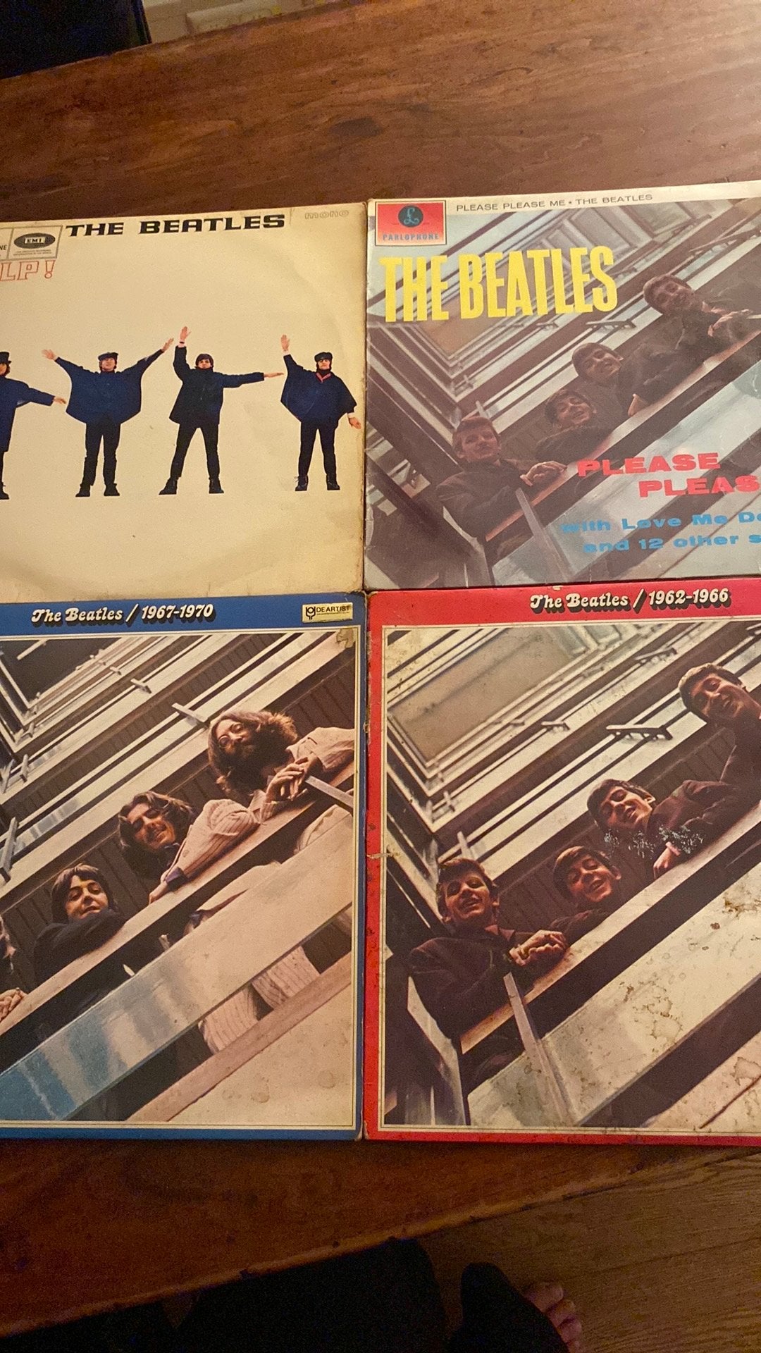 The beatles 4 lp's, Ophalen, Gebruikt, LP