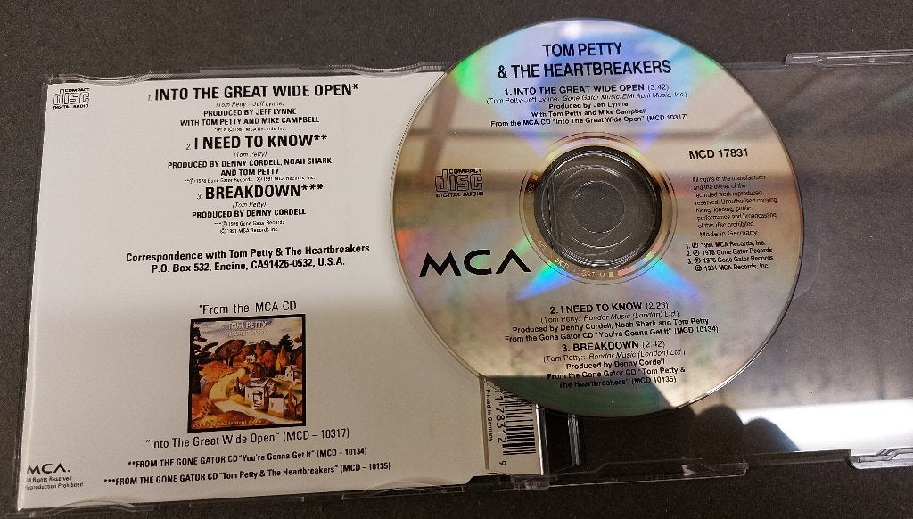 Tom Petty CD-single NIEUW Into The Great Wide Open, Verzenden, Nieuw in verpakking, Pop