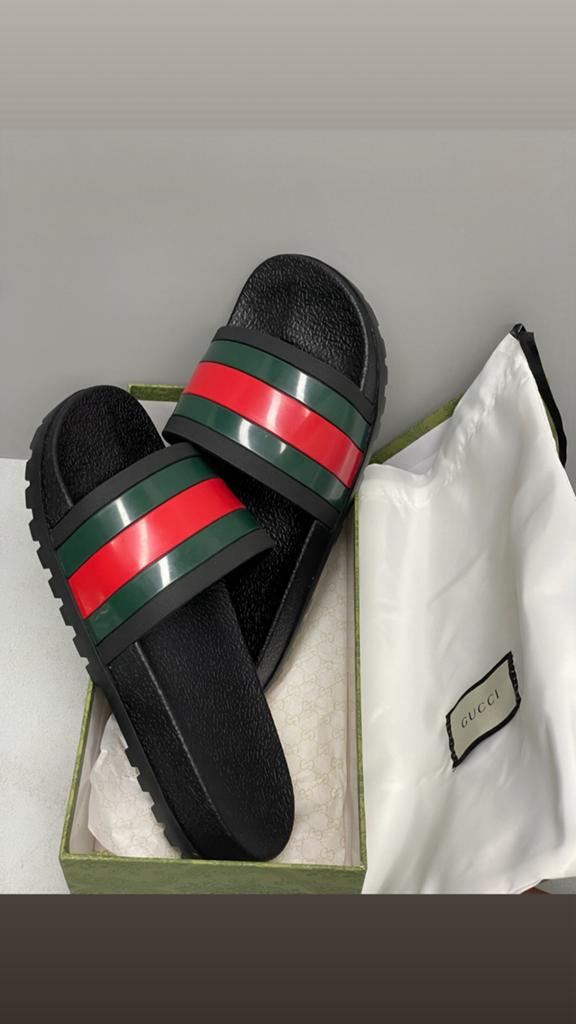 gucci slides, Ophalen of Verzenden, Nieuw, Zwart, Sneakers of Gympen