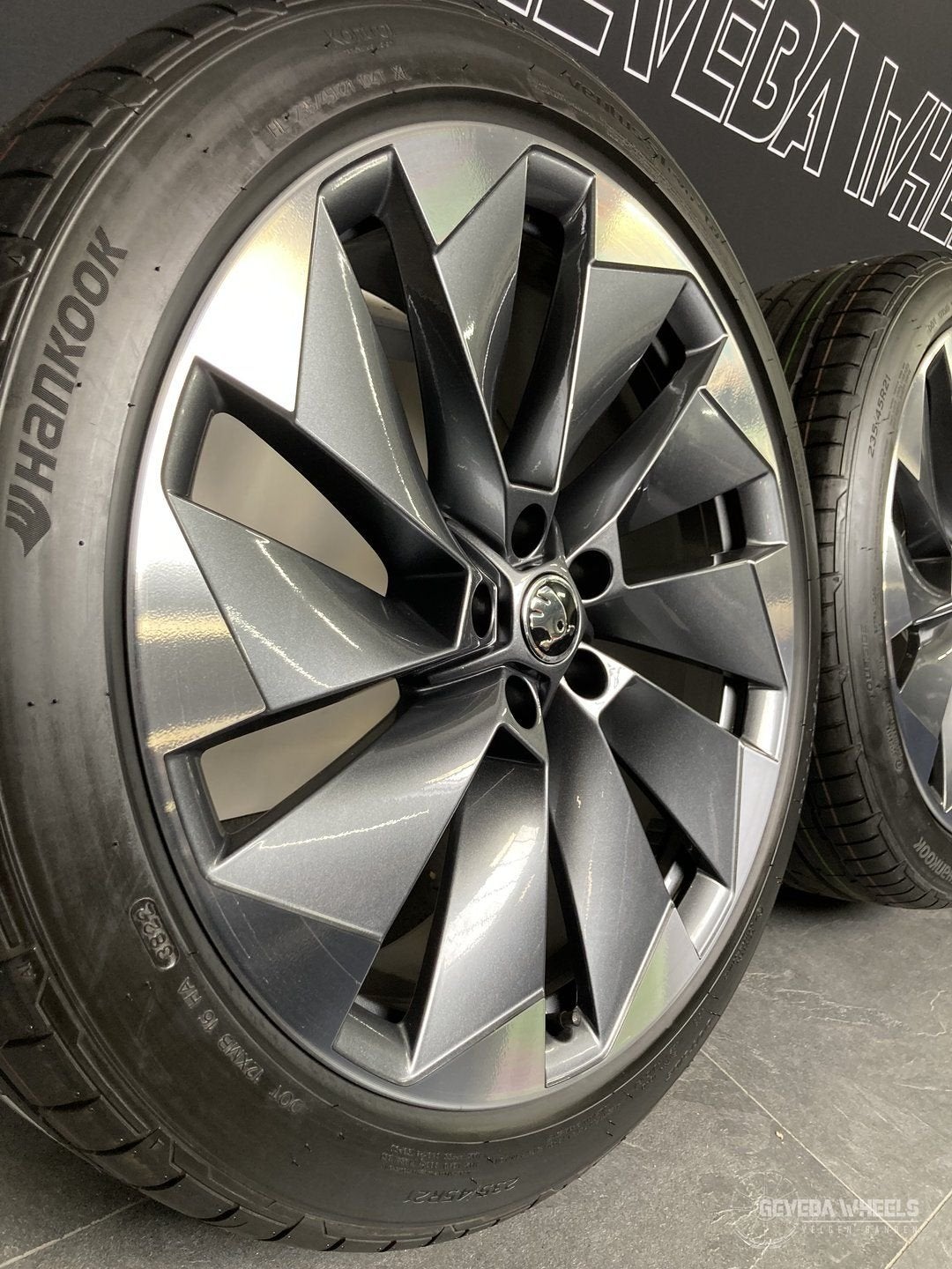 21” originele Skoda Enyaq / Elroq Betria velgen banden 5x112, Auto-onderdelen, Banden en Velgen, Gebruikt, -, -, Banden en Velgen