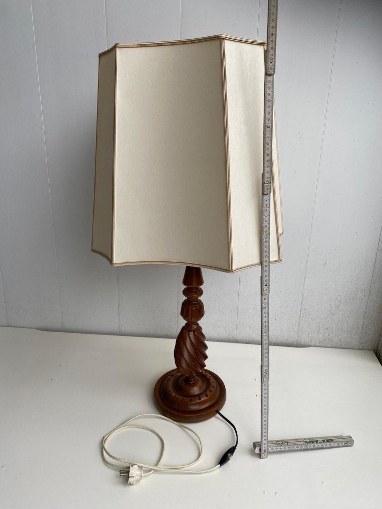 schemerlamp op houten voet, Ophalen, Met schakelaar, Overige merken, Overige stijlen