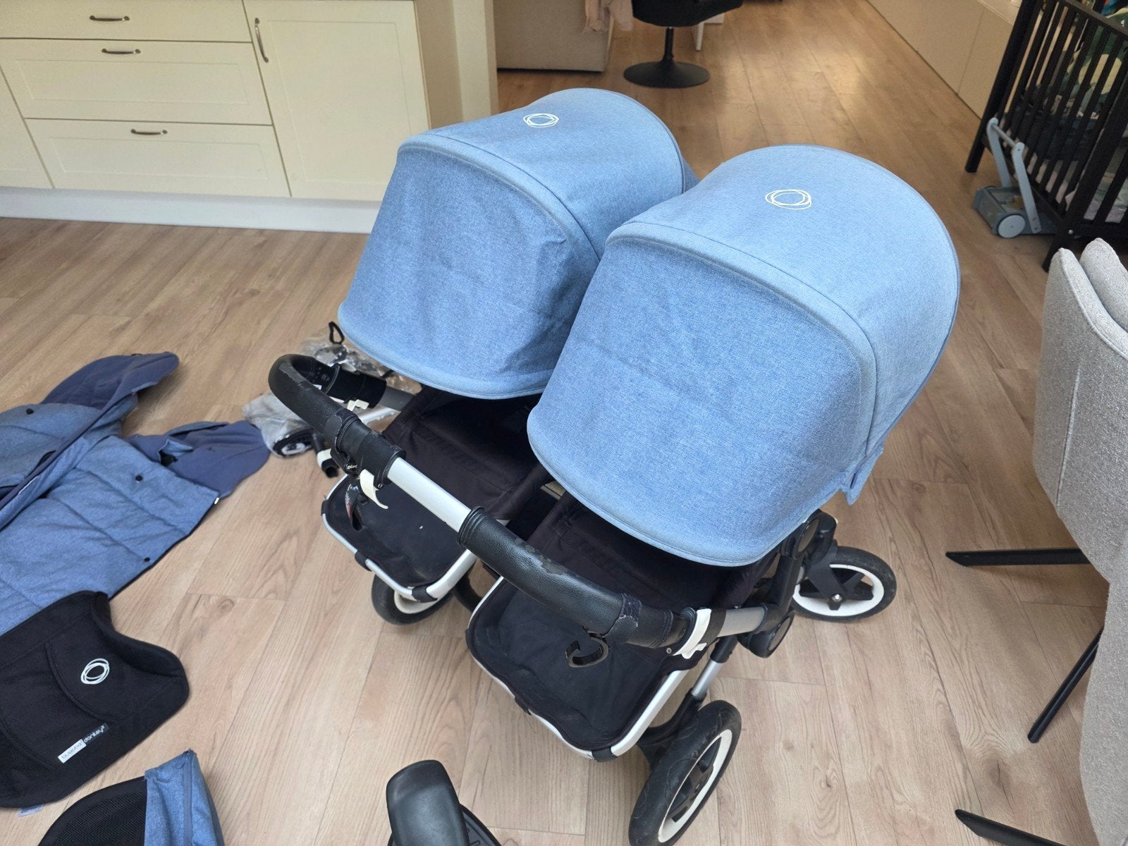 Bugaboo Donkey 2 Duo met Maxi-Cosi en Isofix, Ophalen, Gebruikt, ., Bugaboo