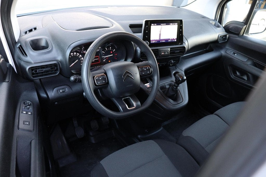 Citroen Berlingo bestel 1.5 BlueHDI XL l L2H1 l NAVI l AIRCO, Auto's, Voorwielaandrijving, Gebruikt, Zwart, 4 cilinders
