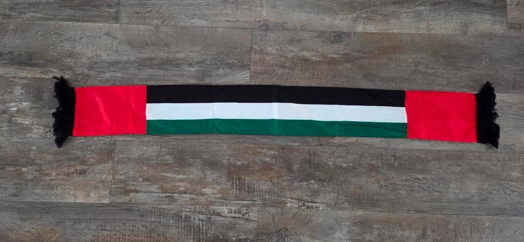 Sjaal Verenigde Arabische Emiraten, Ophalen of Verzenden, Zo goed als nieuw, Buitenlandse clubs, Vaantje of Sjaal