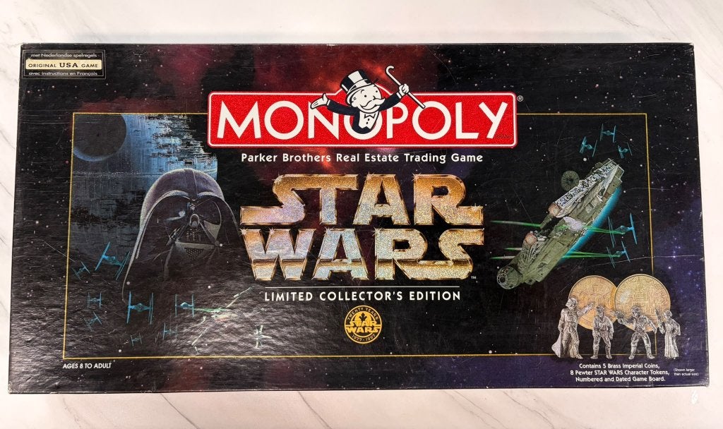 Monopoly Star Wars Limited Collector's Edition met nummer, Vijf spelers of meer, Ophalen of Verzenden, Zo goed als nieuw, Parker Brothers