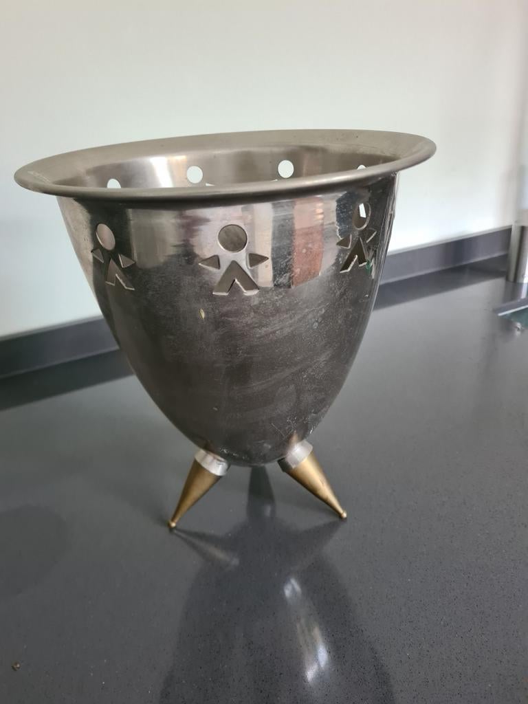 Vintage Alessi wijnkoeler / champagnekoeler met Figuurtjes, Ophalen