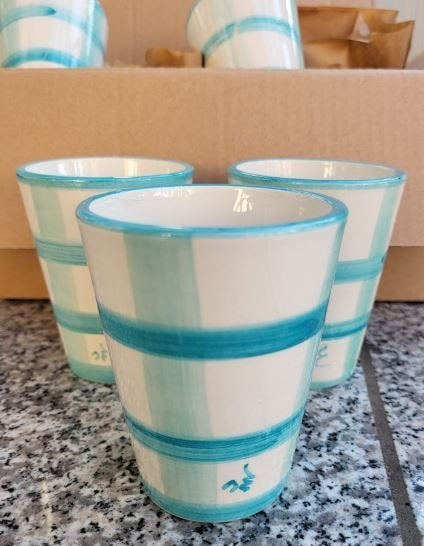 9 Koffie bekers. Douwe Egberts. Nieuw !!, Nieuw, Ophalen of Verzenden, Overige stijlen, Kop(pen) en/of Schotel(s)