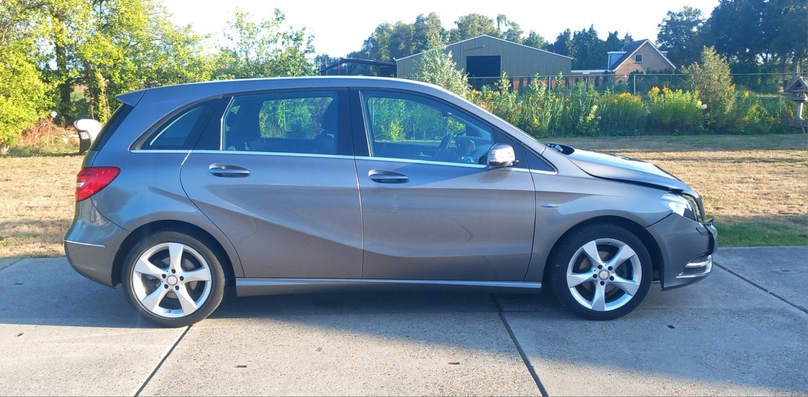 Mercedes B Klasse, Auto diversen, Schadeauto's, Ophalen, Overige carrosserieën, Handgeschakeld, Zilver of Grijs